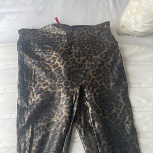 Leopard spanx leggings size small